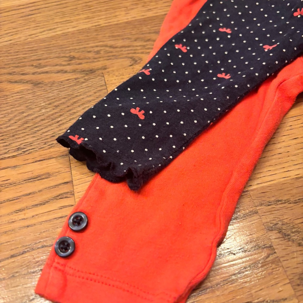 Child of Mine by Carters 3-6 Months Baby Girl Outfit 2 Piece Set legging & shirt